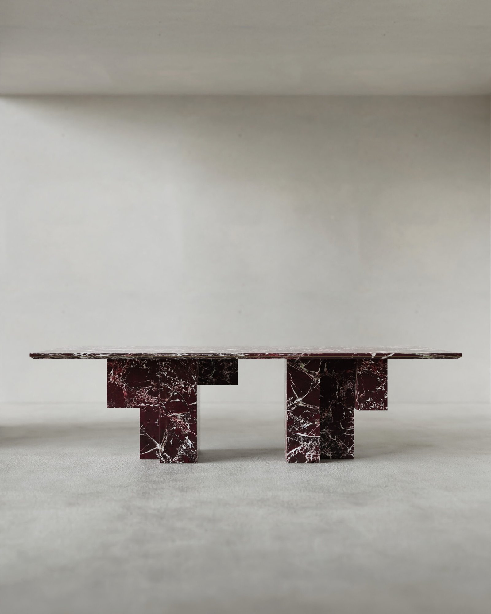 monolith rosso levanto marble dining table (2)