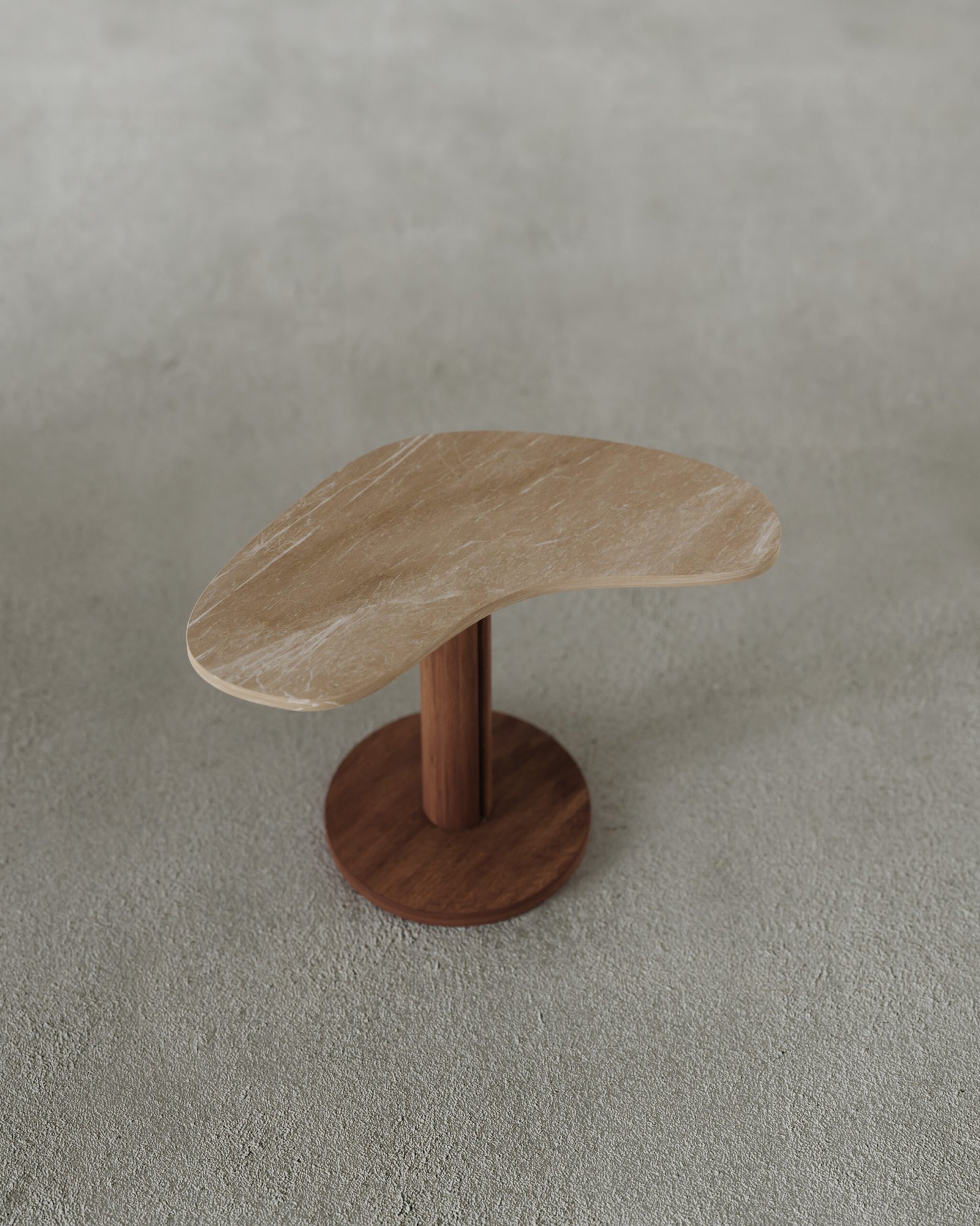 organic shaped pull out table (1)