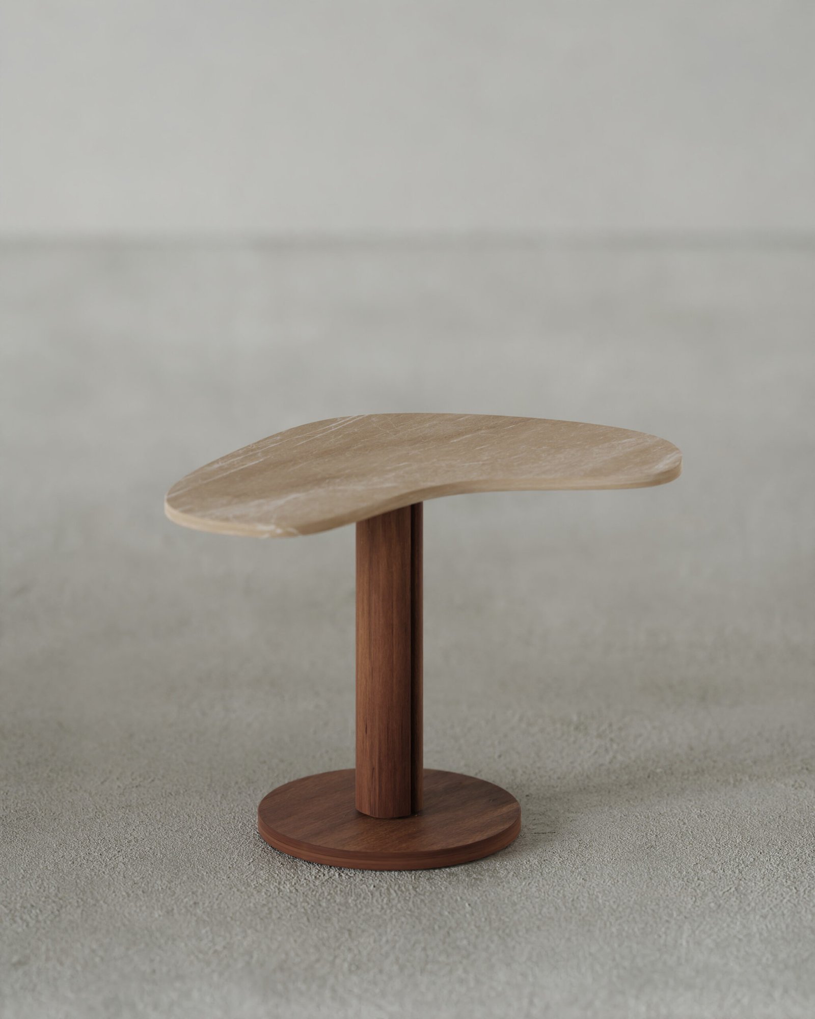 organic shaped pull out table (2)